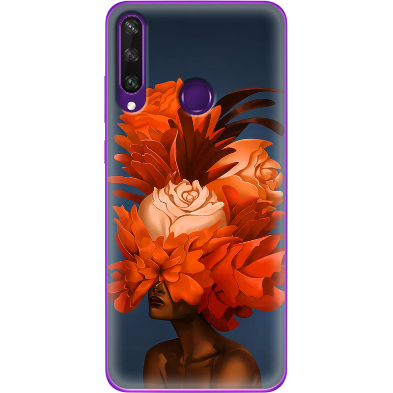 Чехол BoxFace Huawei Y6p Exquisite Orange Flowers