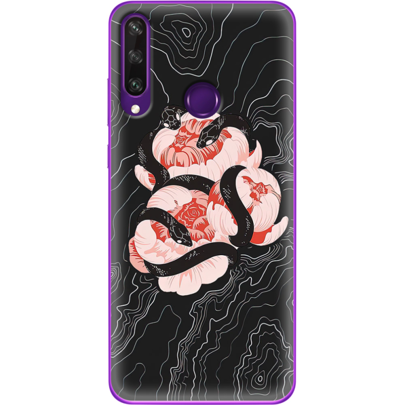 Чехол BoxFace Huawei Y6p Snake Rose