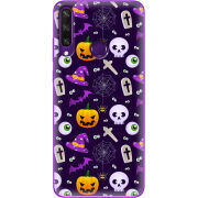 Чехол BoxFace Huawei Y6p Halloween Purple Mood