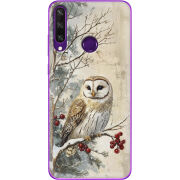 Чехол BoxFace Huawei Y6p Christmas Owl