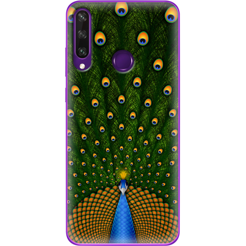 Чехол BoxFace Huawei Y6p Peacocks Tail