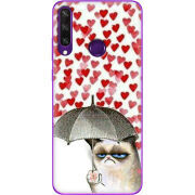 Чехол BoxFace Huawei Y6p Raining Hearts