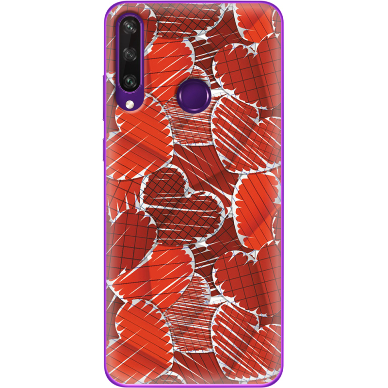 Чехол BoxFace Huawei Y6p Heart Strings