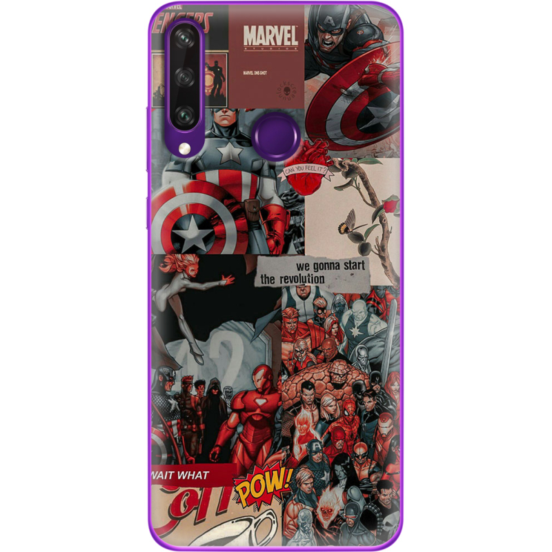 Чехол BoxFace Huawei Y6p Marvel Avengers