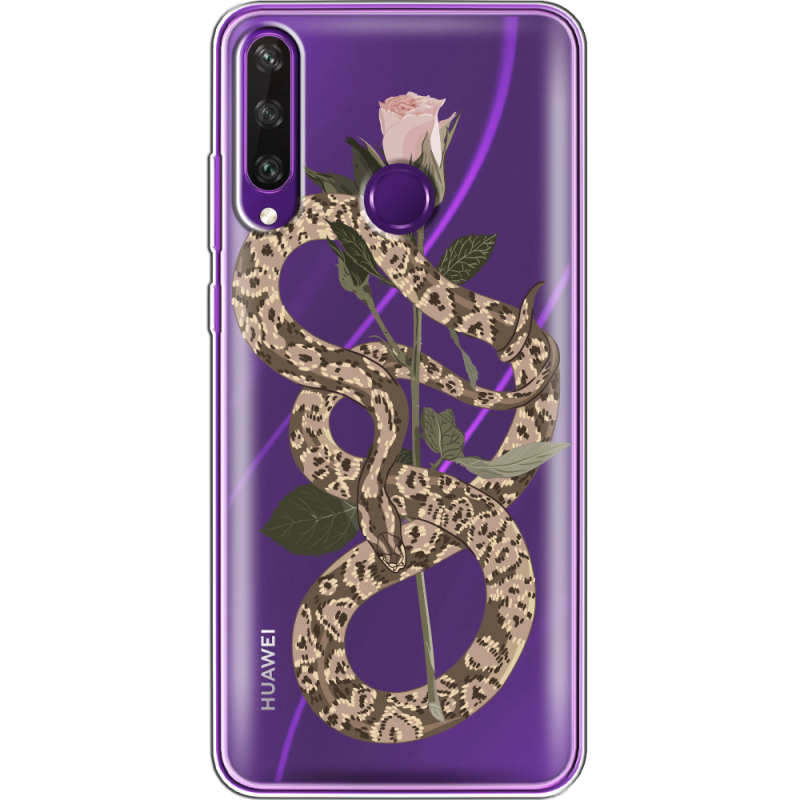 Прозрачный чехол BoxFace Huawei Y6p Glamor Snake