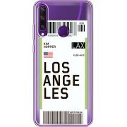Прозрачный чехол BoxFace Huawei Y6p Ticket Los Angeles