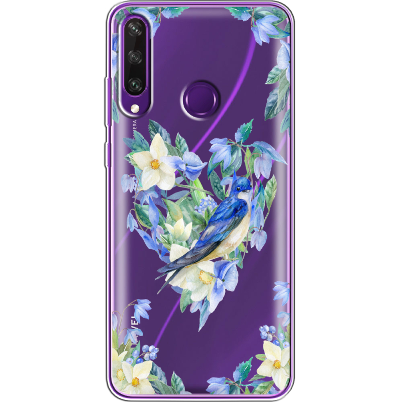 Прозрачный чехол BoxFace Huawei Y6p Spring Bird