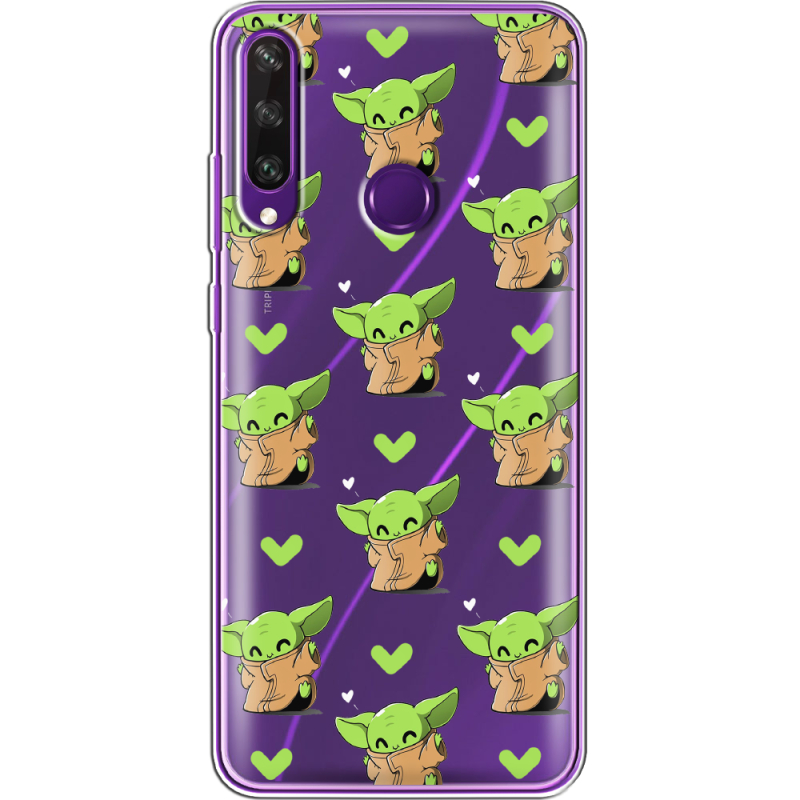 Прозрачный чехол BoxFace Huawei Y6p Pattern Baby Yoda