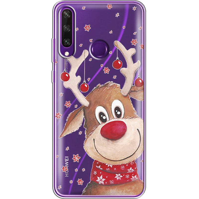 Прозрачный чехол BoxFace Huawei Y6p Winter Deer