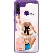 Прозрачный чехол BoxFace Huawei Y6p Travel Girl