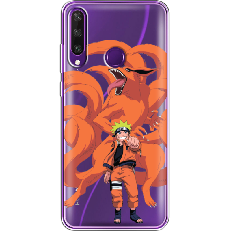 Прозрачный чехол BoxFace Huawei Y6p Naruto and Kurama