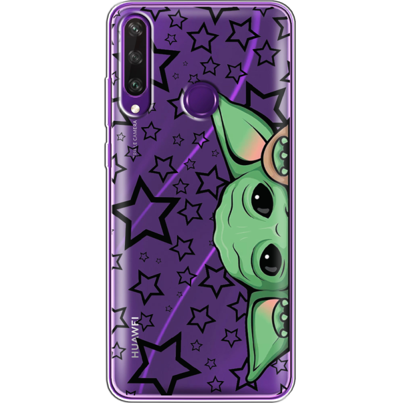 Прозрачный чехол BoxFace Huawei Y6p Baby Yoda