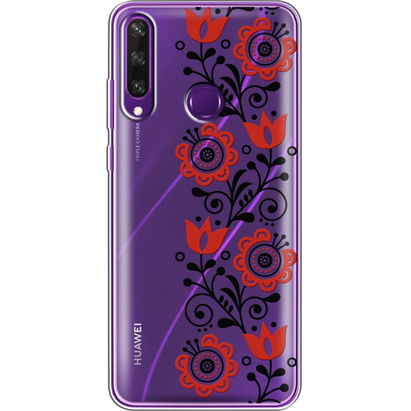 Прозрачный чехол BoxFace Huawei Y6p Ethno Ornament