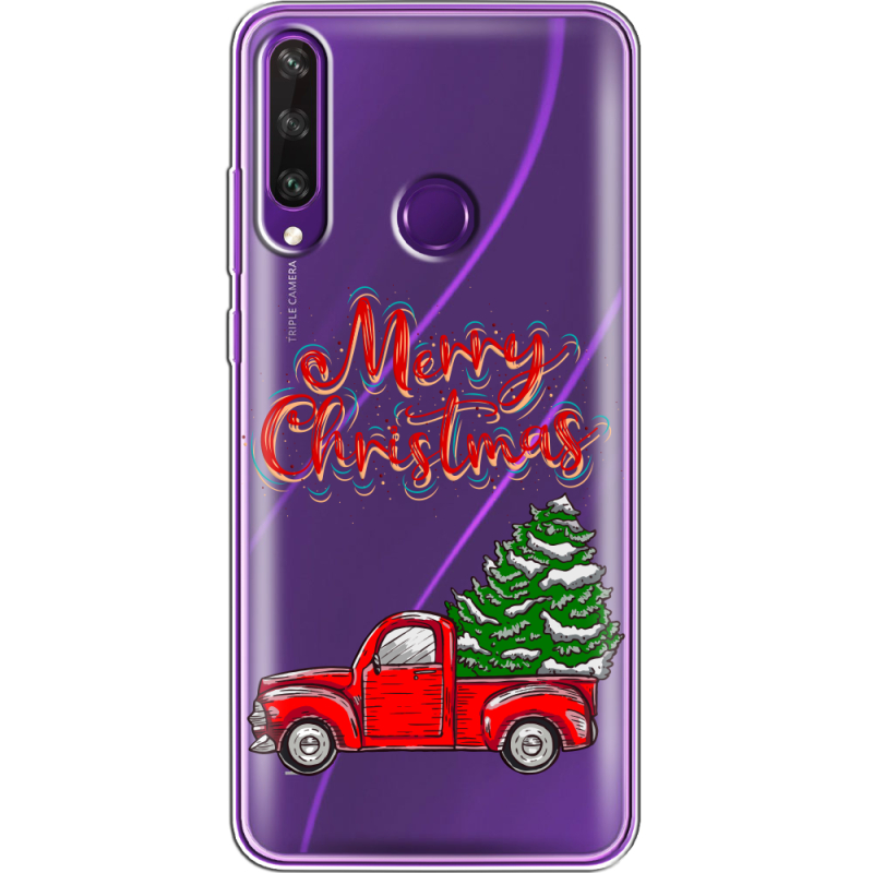 Прозрачный чехол BoxFace Huawei Y6p Holiday Car