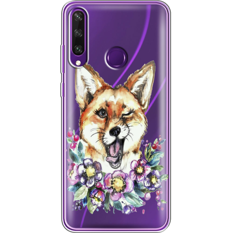 Прозрачный чехол BoxFace Huawei Y6p Winking Fox