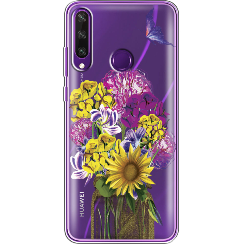 Прозрачный чехол BoxFace Huawei Y6p My Bouquet