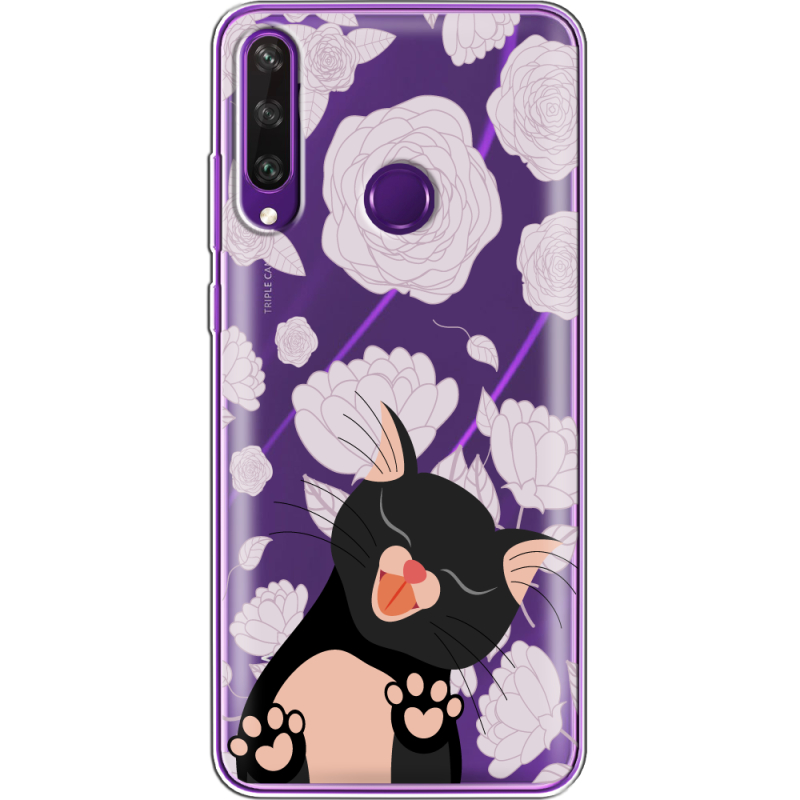 Прозрачный чехол BoxFace Huawei Y6p Meow