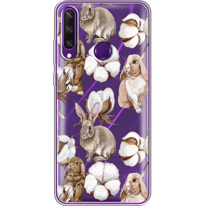 Прозрачный чехол BoxFace Huawei Y6p Cotton and Rabbits