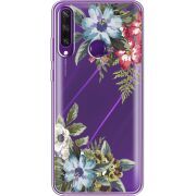 Прозрачный чехол BoxFace Huawei Y6p Floral