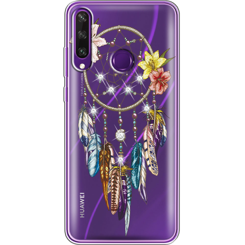 Чехол со стразами Huawei Y6p Dreamcatcher