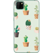 Чехол BoxFace Huawei Y5p L-green Cacti