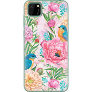 Чехол BoxFace Huawei Y5p Birds in Flowers