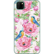 Чехол BoxFace Huawei Y5p Birds and Flowers