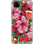 Чехол BoxFace Huawei Y5p Tropical Flowers