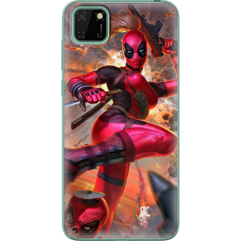 Чехол BoxFace Huawei Y5p Woman Deadpool