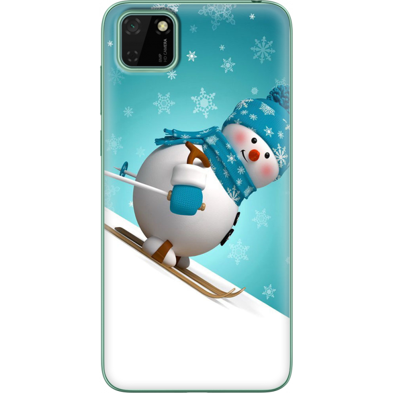 Чехол BoxFace Huawei Y5p Skier Snowman