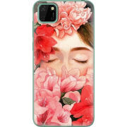 Чехол BoxFace Huawei Y5p Girl in Flowers