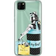 Прозрачный чехол BoxFace Huawei Y5p City Girl