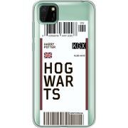 Прозрачный чехол BoxFace Huawei Y5p Ticket Hogwarts
