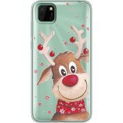 Прозрачный чехол BoxFace Huawei Y5p Winter Deer