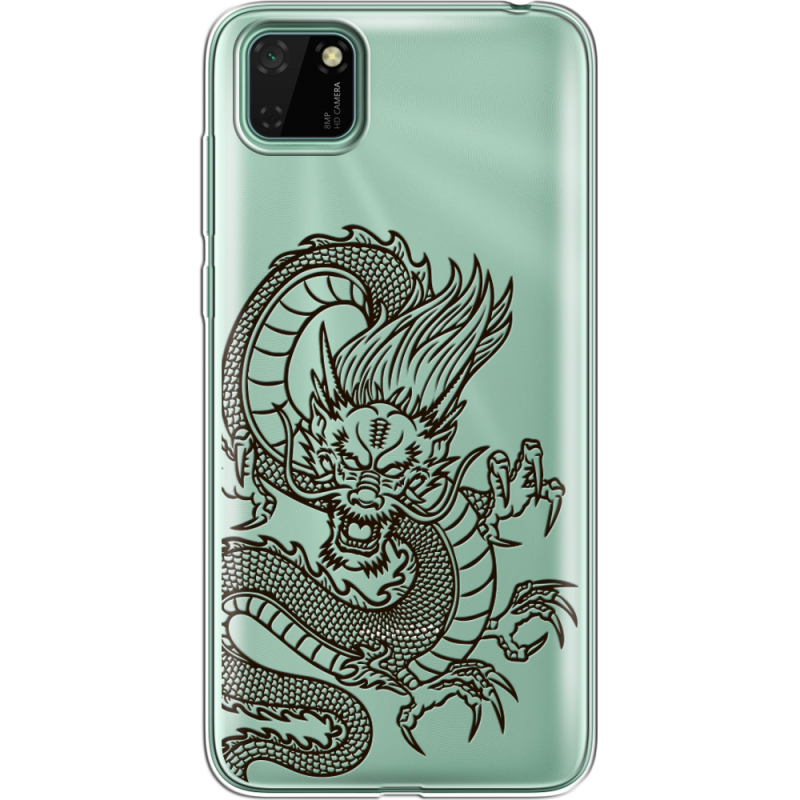 Прозрачный чехол BoxFace Huawei Y5p Chinese Dragon