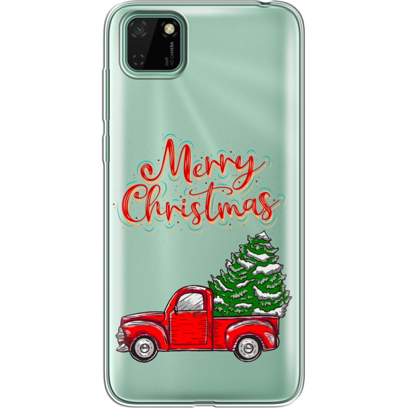 Прозрачный чехол BoxFace Huawei Y5p Holiday Car