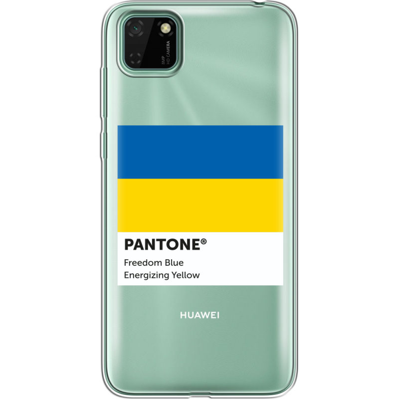 Прозрачный чехол BoxFace Huawei Y5p Pantone вільний синій