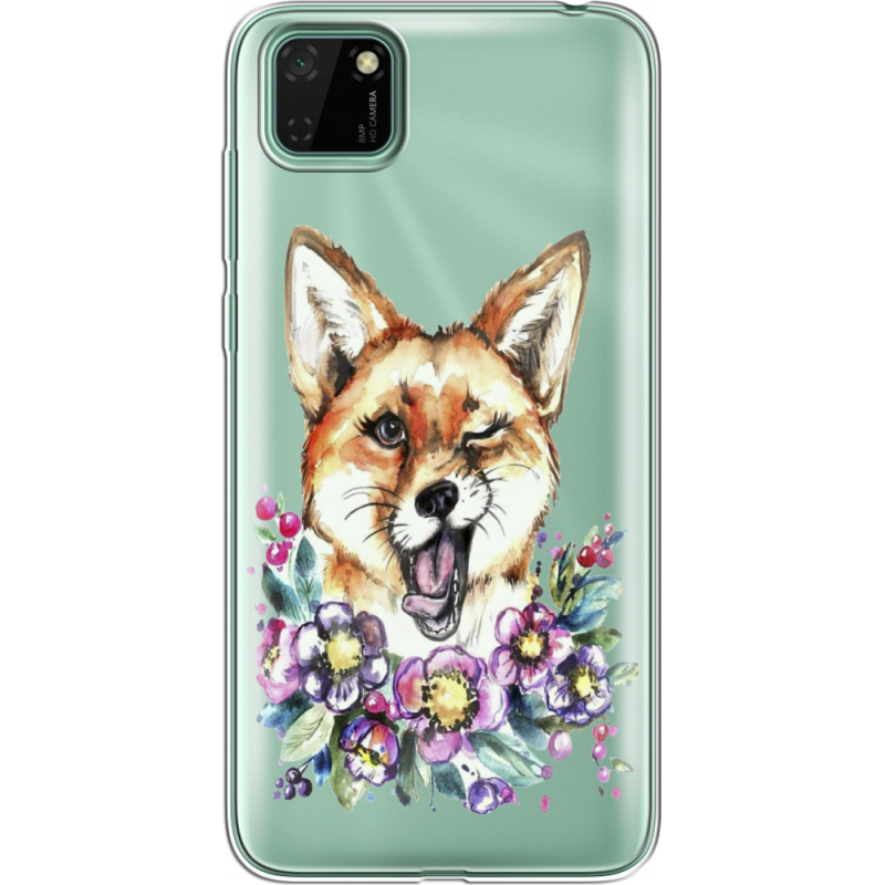 Прозрачный чехол BoxFace Huawei Y5p Winking Fox