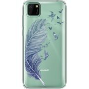 Прозрачный чехол BoxFace Huawei Y5p Feather