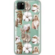 Прозрачный чехол BoxFace Huawei Y5p Cotton and Rabbits