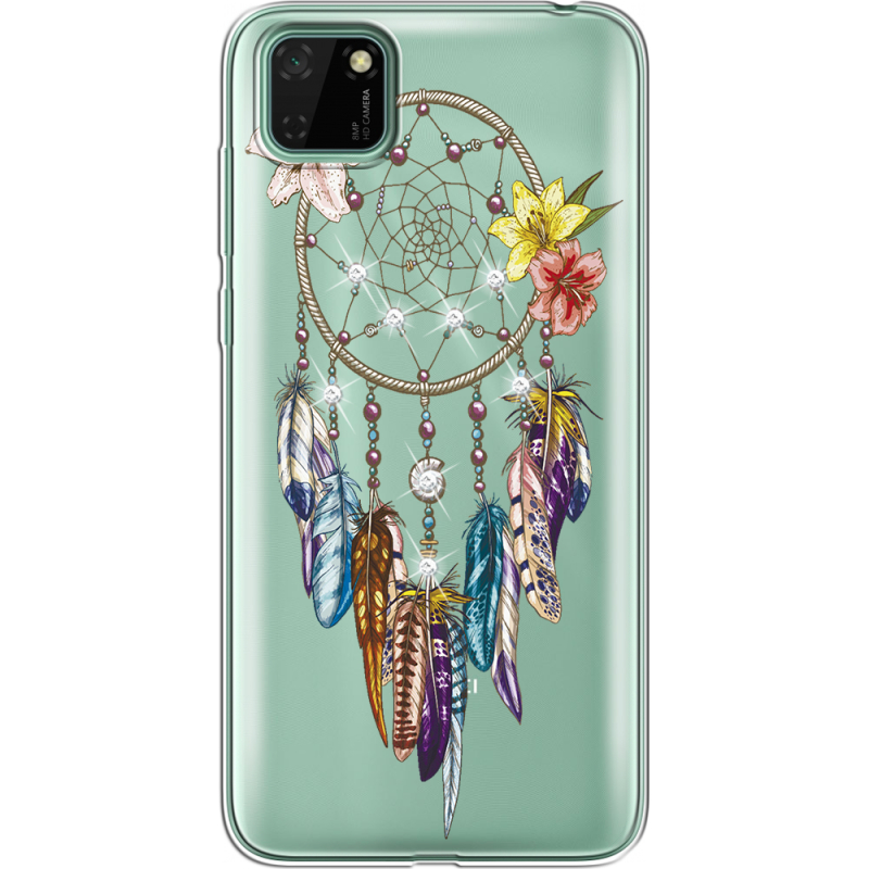 Чехол со стразами Huawei Y5p Dreamcatcher