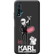 Черный чехол BoxFace Huawei Nova 5T For Karl