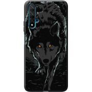 Черный чехол BoxFace Huawei Nova 5T Wolf