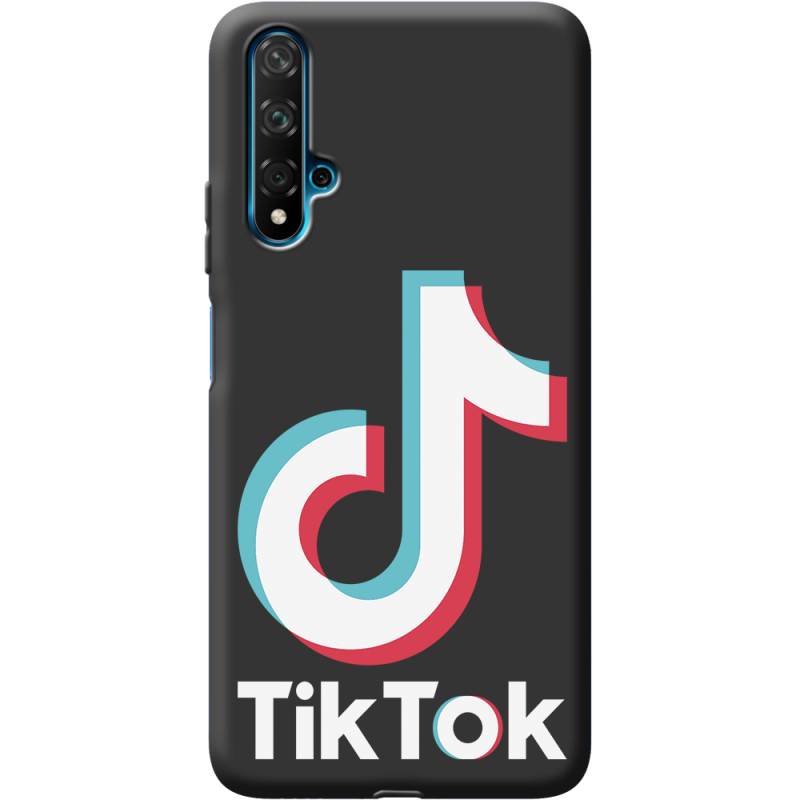 Черный чехол BoxFace Huawei Nova 5T Tik Tok