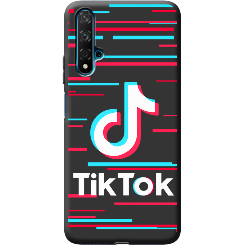 Черный чехол BoxFace Huawei Nova 5T Tik Tok