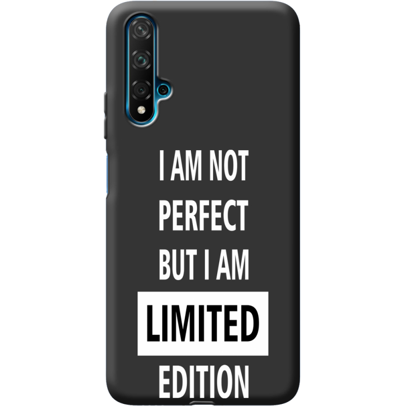 Черный чехол BoxFace Huawei Nova 5T Limited Edition