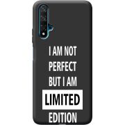Черный чехол BoxFace Huawei Nova 5T Limited Edition