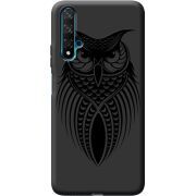 Черный чехол BoxFace Huawei Nova 5T Owl