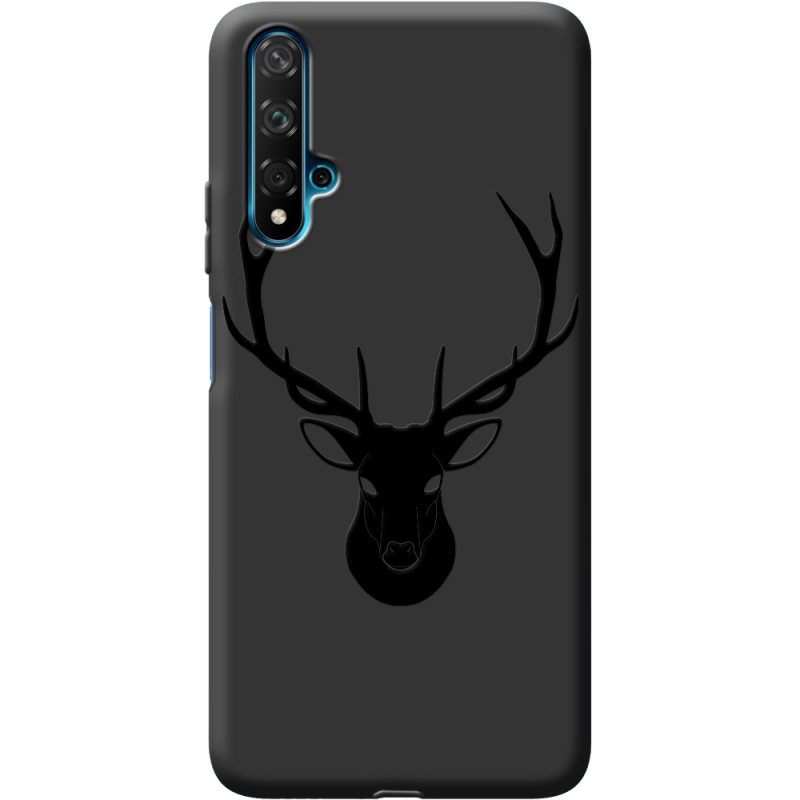 Черный чехол BoxFace Huawei Nova 5T Deer