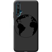 Черный чехол BoxFace Huawei Nova 5T Earth